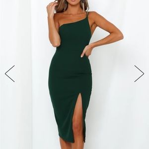 HELLO MOLLY Taking it Back MIDI Dress